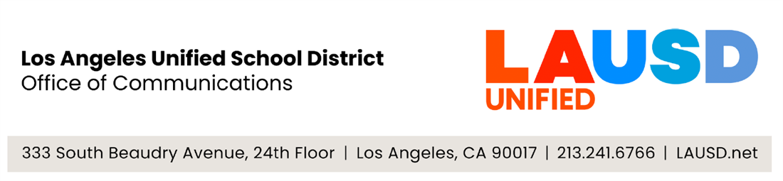 LAUSD masthead